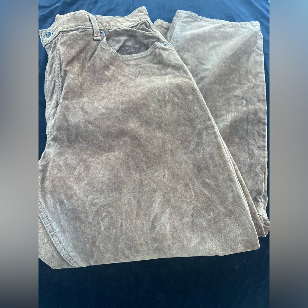 Vintage Skotts Suede Tan Washable Suede Jeans Size 36